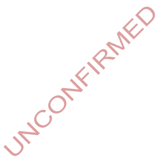 UNCONFIRMED