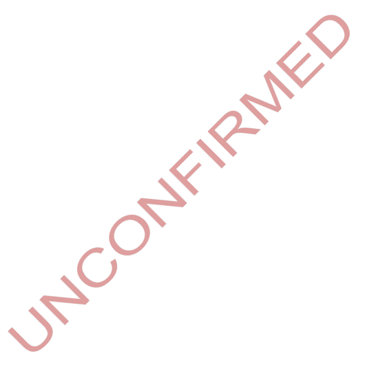 UNCONFIRMED 
