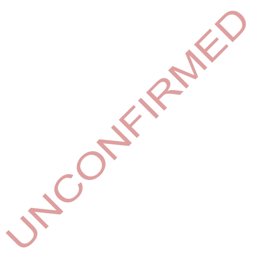 UNCONFIRMED
